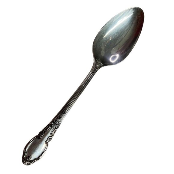 Demitasse Spoon Oneida 1881 Rogers Tudor Enchantment Bounty Silverplated u 1929 - Picture 1 of 1